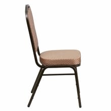 Beige Fabric Banquet Chair