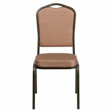 Beige Fabric Banquet Chair