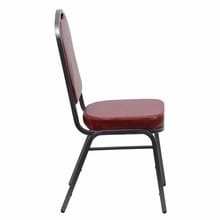 Burgundy Vinyl Banquet Chair