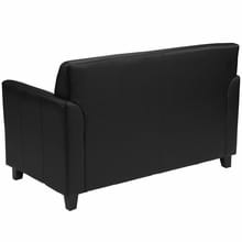 HERCULES Diplomat Series Black LeatherSoft Loveseat