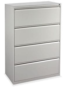 8000 Series Lateral File 4 Drawer Lateral File 35-1/2W