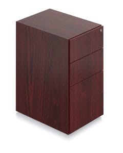 Margate Wood Veneer 22"D Box/Box/File Ped