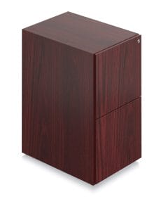 Margate Wood Veneer 22" Depth File/File Pedestal