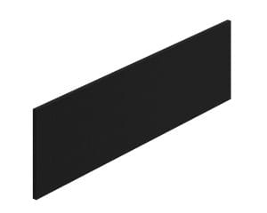 Ventnor Wood Veneer Tackboard-Black Fabric