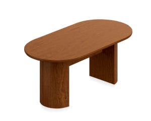 Ventnor Wood Veneer 6' Racetrack Conference Table