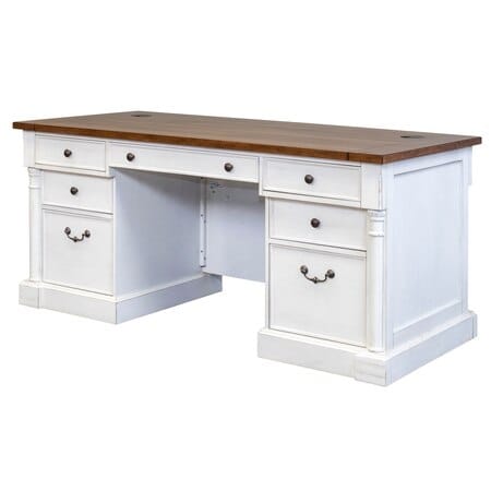 Durham 66" Double Pedestal Executive Desk by Martin Furniture