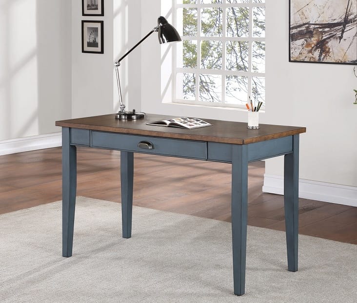 Fairmont Writing Table by Martin Furniture, Dusty Blue