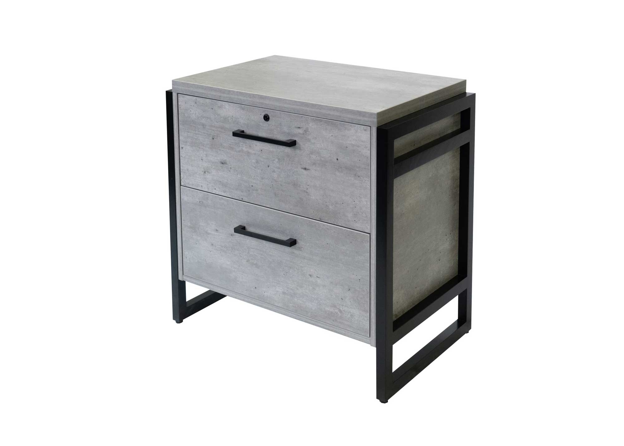 Mason Lateral File by Martin Furniture, Concrete