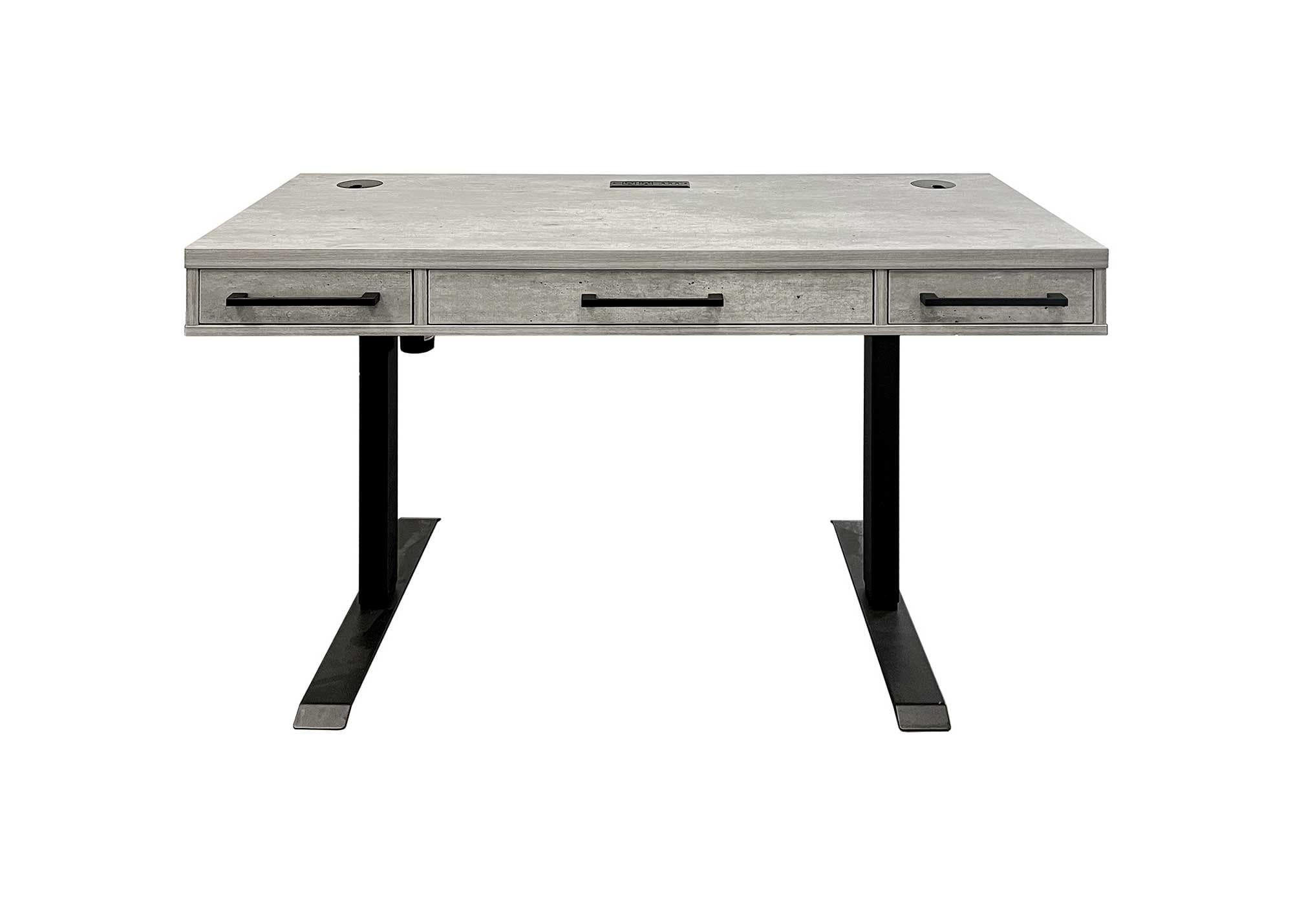 Mason Sit Stand Desk by Martin Furniture, Concrete