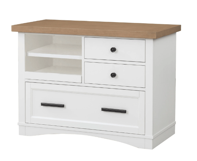 Americana Modern Functional File with Power Center - Cotton