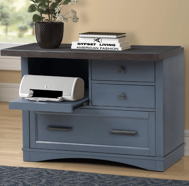 Americana Modern Functional File with Power Center - Denim