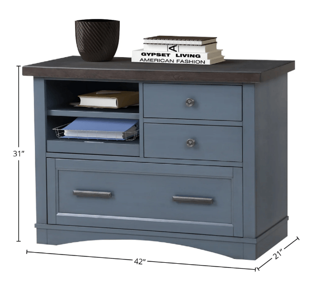 Americana Modern Functional File with Power Center - Denim