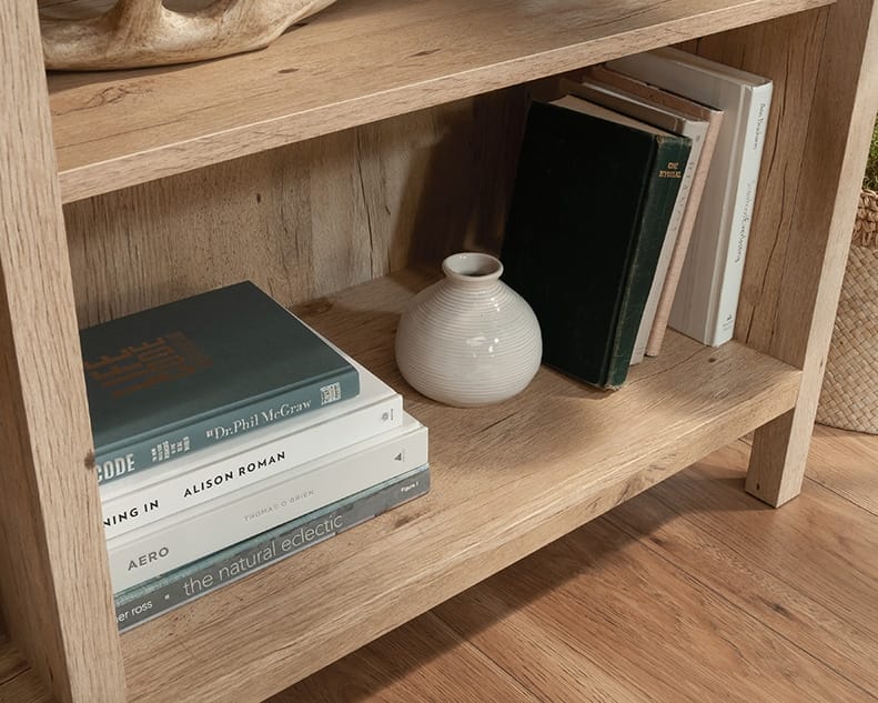 Pacific View Cubby Storage Bookcase by Sauder, 433566