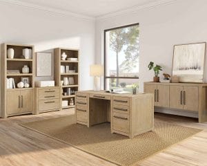Canyon Drive 68" Double Pedestal Desk by Martin Furniture