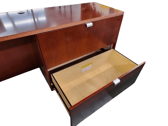 CLOSEOUT Cherryman Credenza Desk - Jade