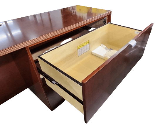 CLOSEOUT Cherryman Credenza Desk - Jade