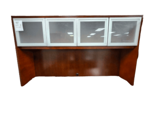 Closeout, Cherryman Hutch with Frosted Glass Doors