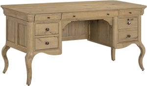 Chateau Philippe 64" Half Pedestal Desk by Aspenhome