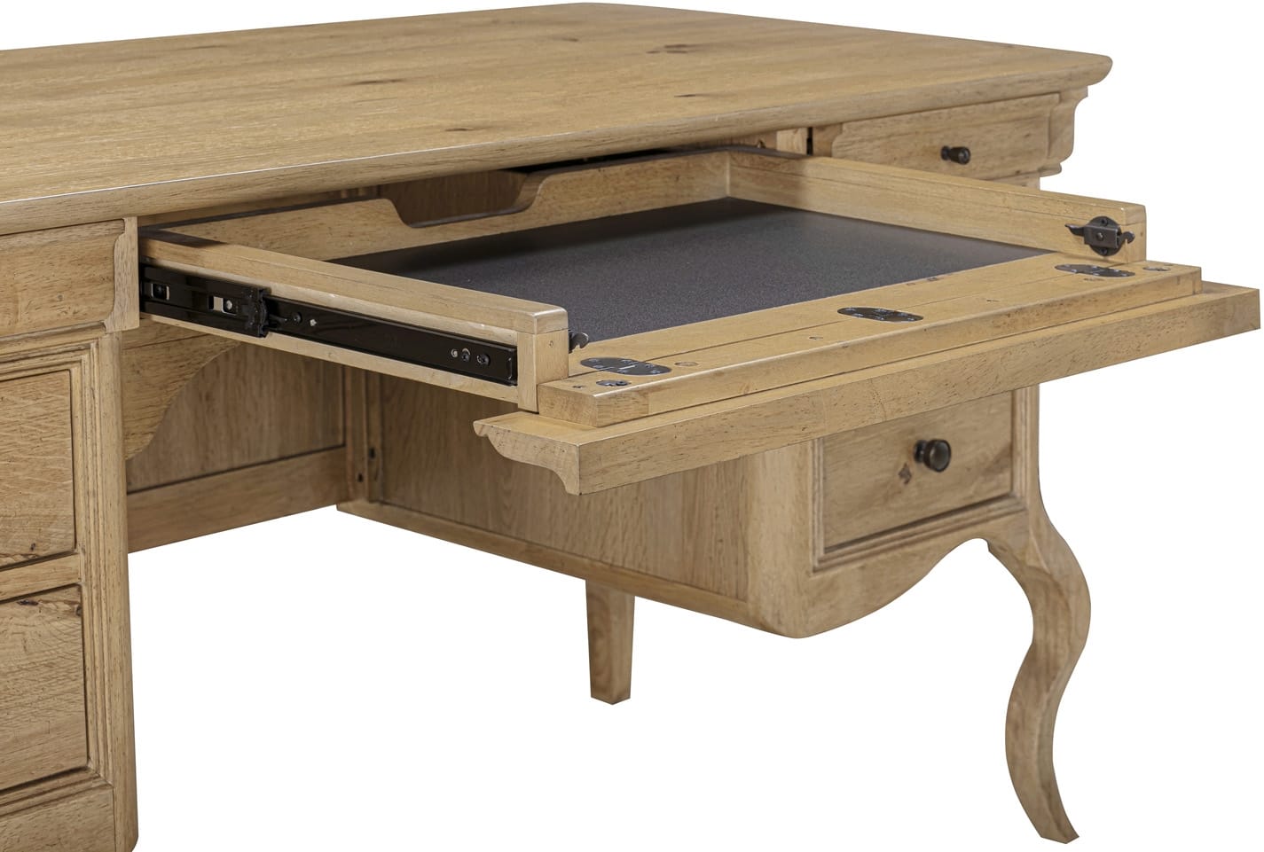 Chateau Philippe 64" Half Pedestal Desk by Aspenhome