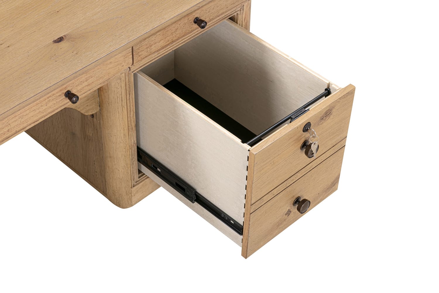 Chateau Philippe 64" Half Pedestal Desk by Aspenhome