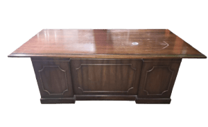 Preowned Mahogany Executive Desk