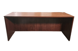 Preowned Cherry Laminate Credenza Desk Shell