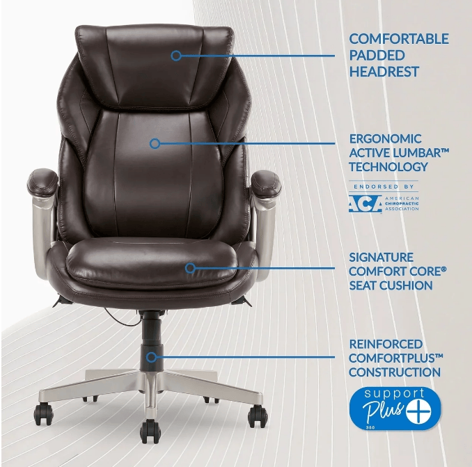 La-Z-Boy Big & Tall Executive Chair, Brown