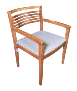 Preowned Guest Chair by Knoll, Blue and Taupe