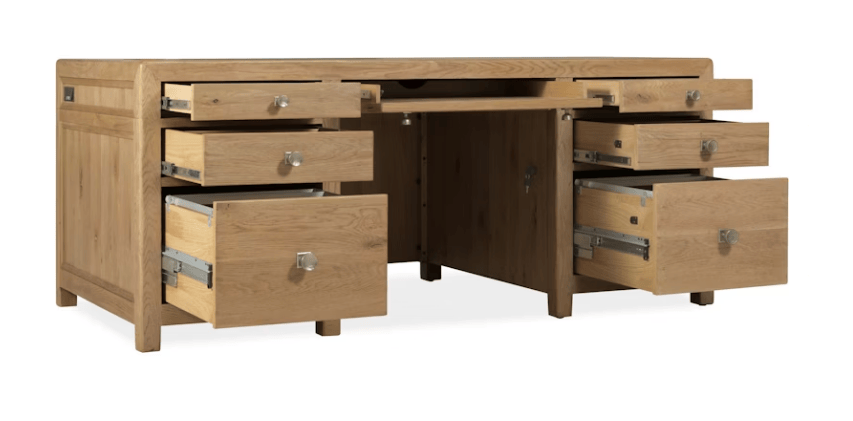 Hooker Furniture Home Office Driftwood Executive Desk