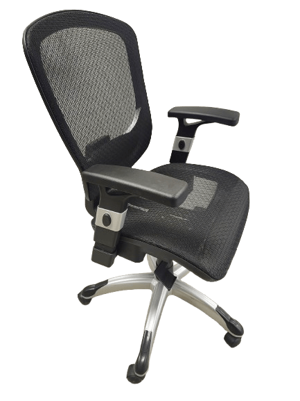 Preowned Black Mesh Task Chair