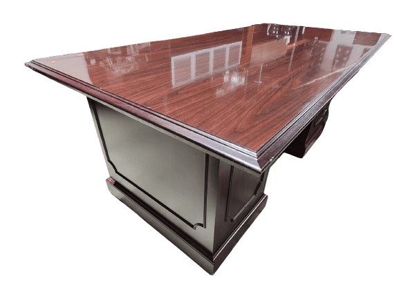 Preowned Mahogany Executive Desk by HON