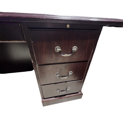 Preowned Mahogany Executive Desk by HON