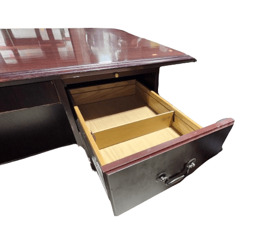 Preowned Mahogany Executive Desk by HON