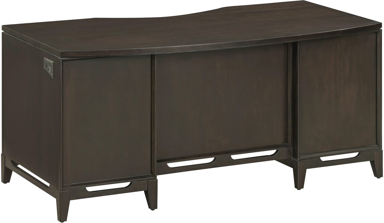 Sutton 66" Curved Executive Desk by Aspenhome