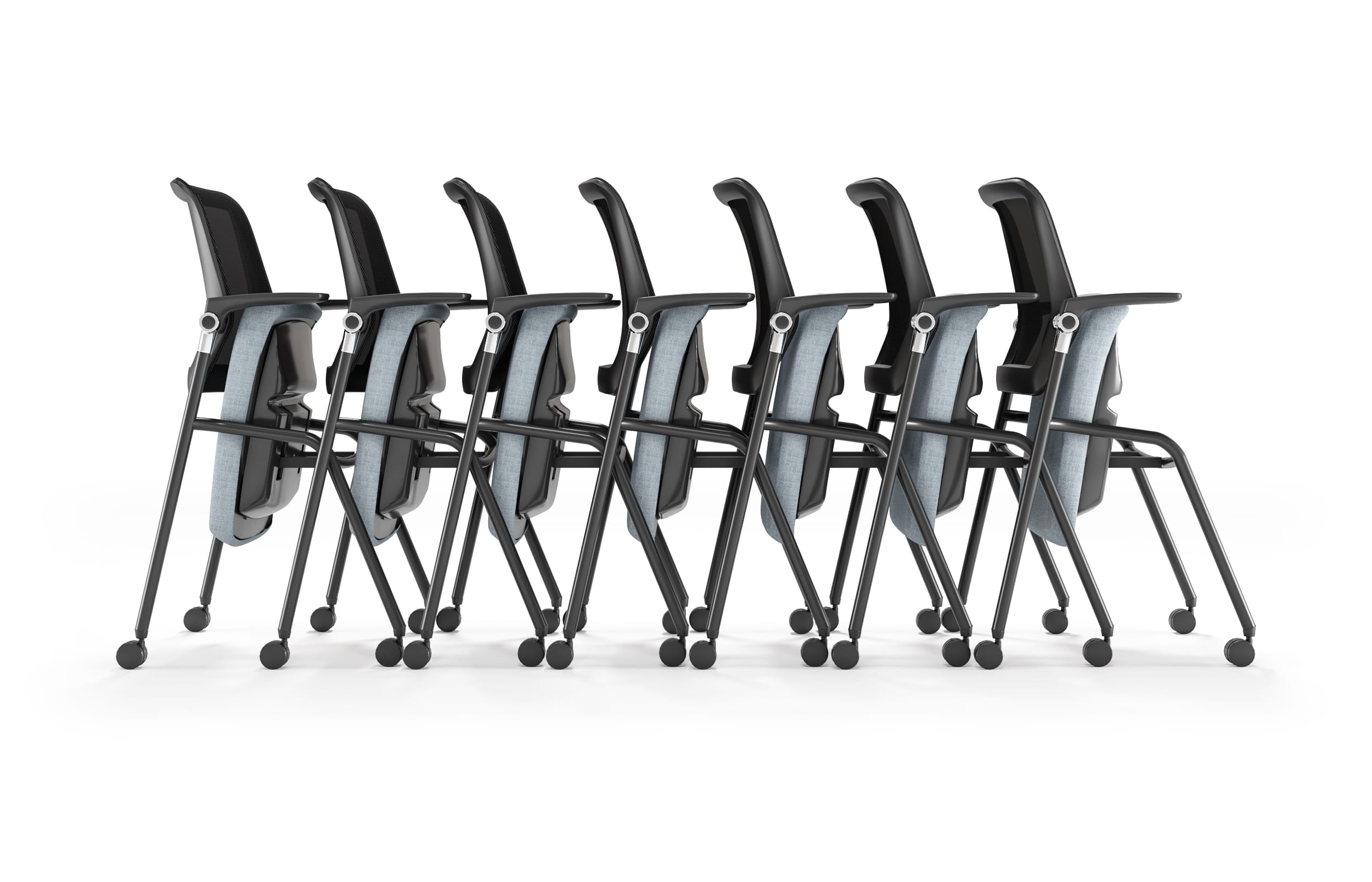 Element Flex Guest Chair, White/Gray