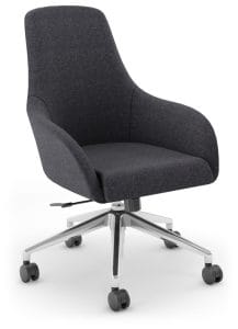 Element Ashlee Task Chair, Dark Gray