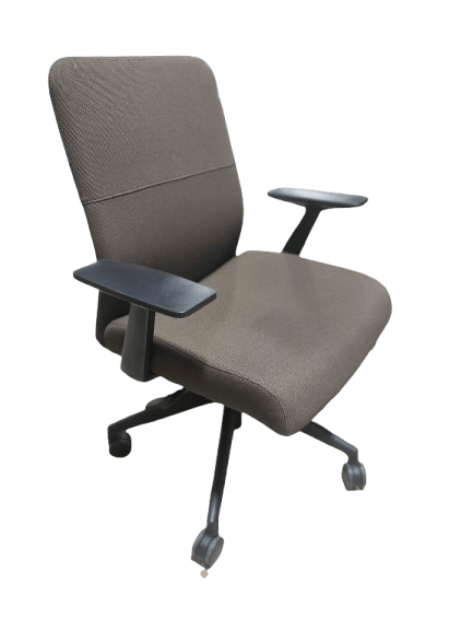 Preowned High Back Conference Chair, Brown