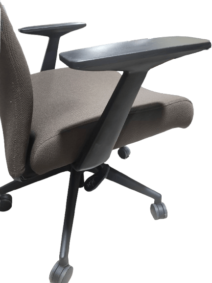 Preowned High Back Conference Chair, Brown
