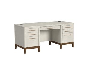 Pomona Double Pedestal Desk by Martin Furniture