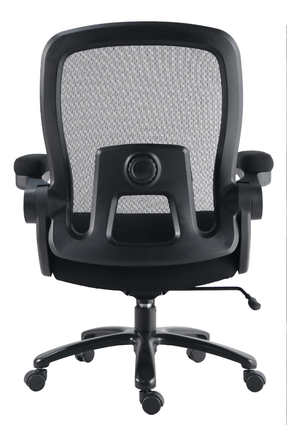 Black Mesh Desk Chair Big Man (500 lb) by Parker House
