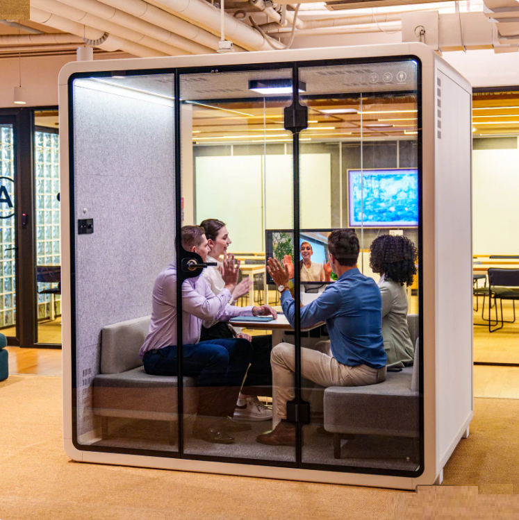 Phone booths and meeting pods