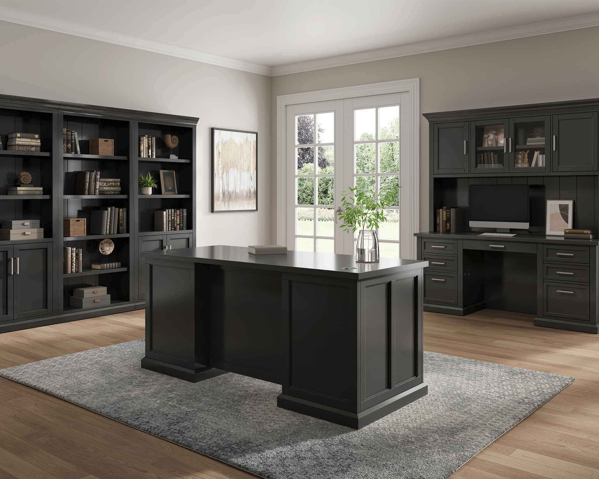 Abby Bookcase with Doors by Martin Furniture