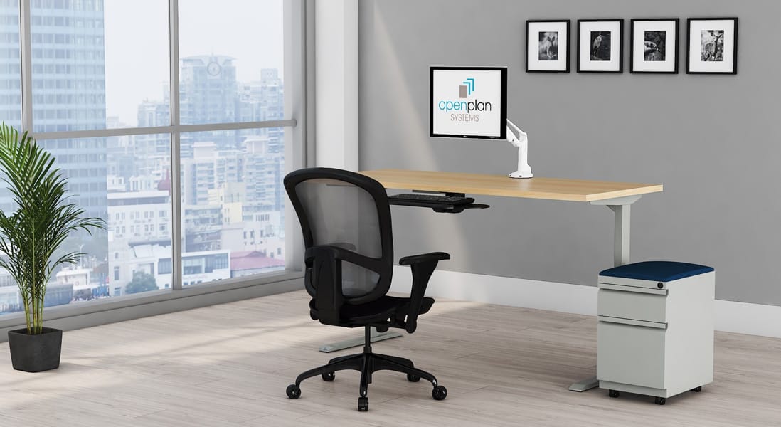 Open Plan Sit-Stand Desks