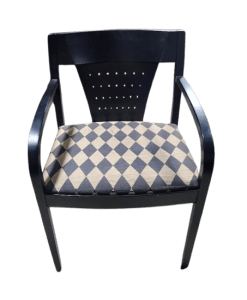Preowned Modern Black Accent Chair
