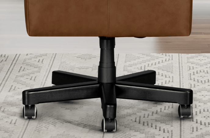 Renaissance Chestnut Leather Desk Chair by Parker House