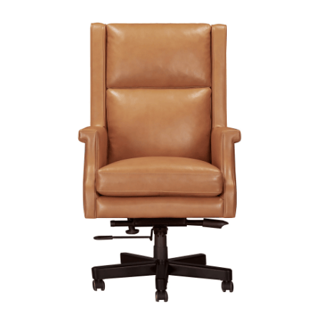 Renaissance Cayanne Leather Desk Chair by Parker House