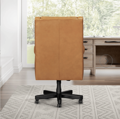 Renaissance Cayanne Leather Desk Chair by Parker House