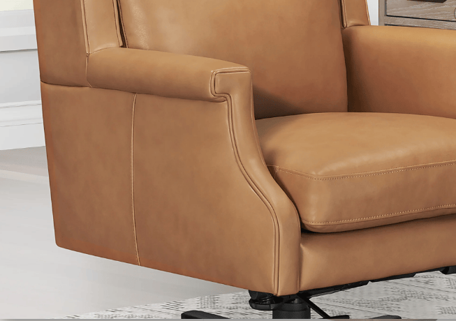 Renaissance Cayanne Leather Desk Chair by Parker House