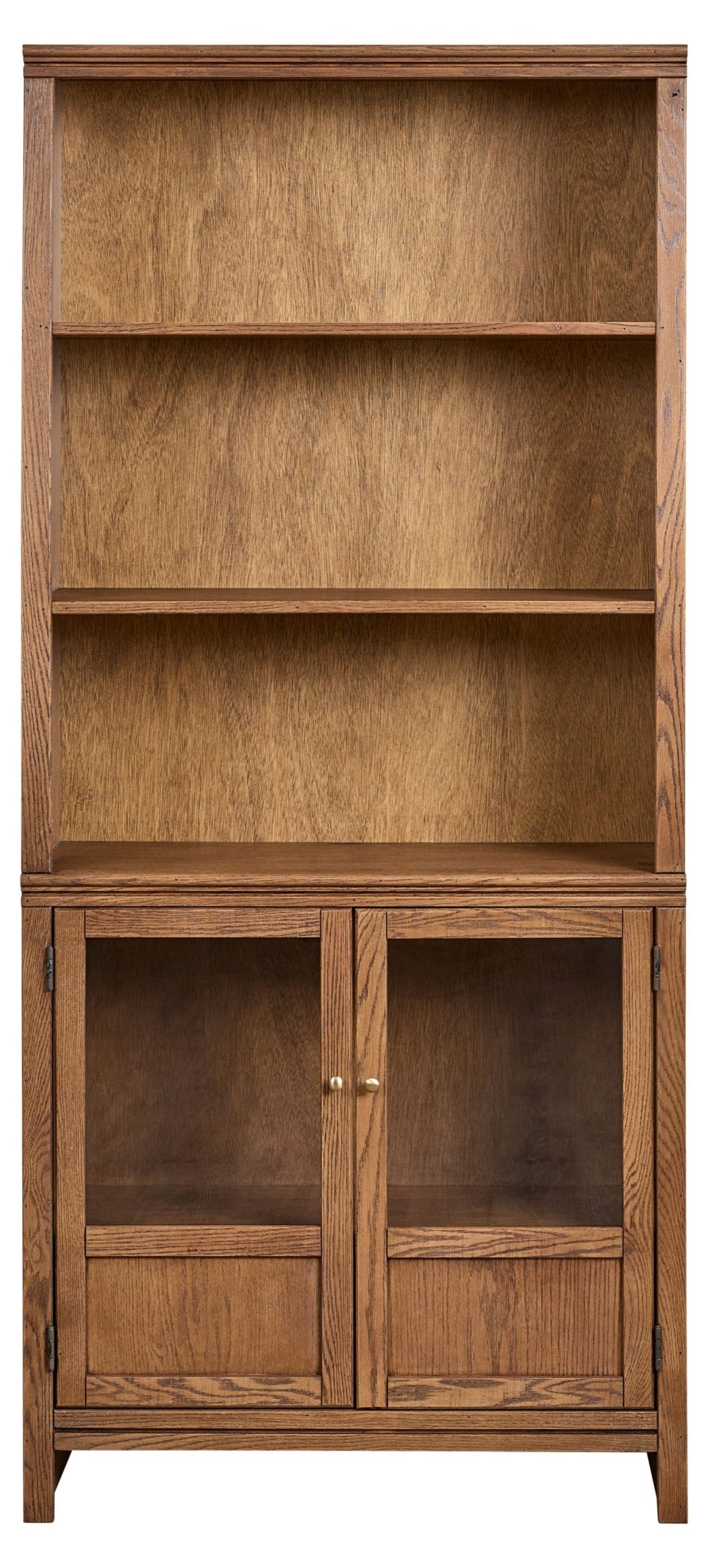 Sandro Bookcase w/2 Doors by Aspenhome, Brushed Bourbon